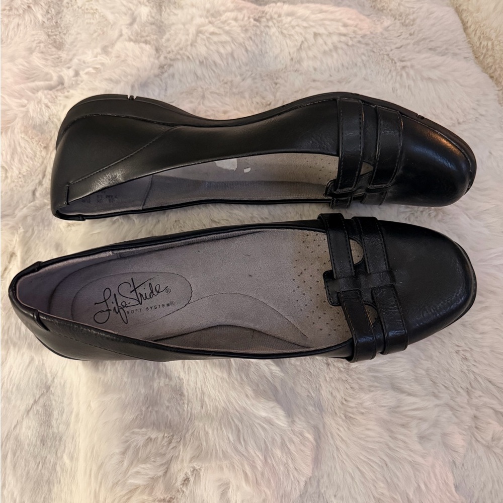 Lifestride Women's Black Loafers